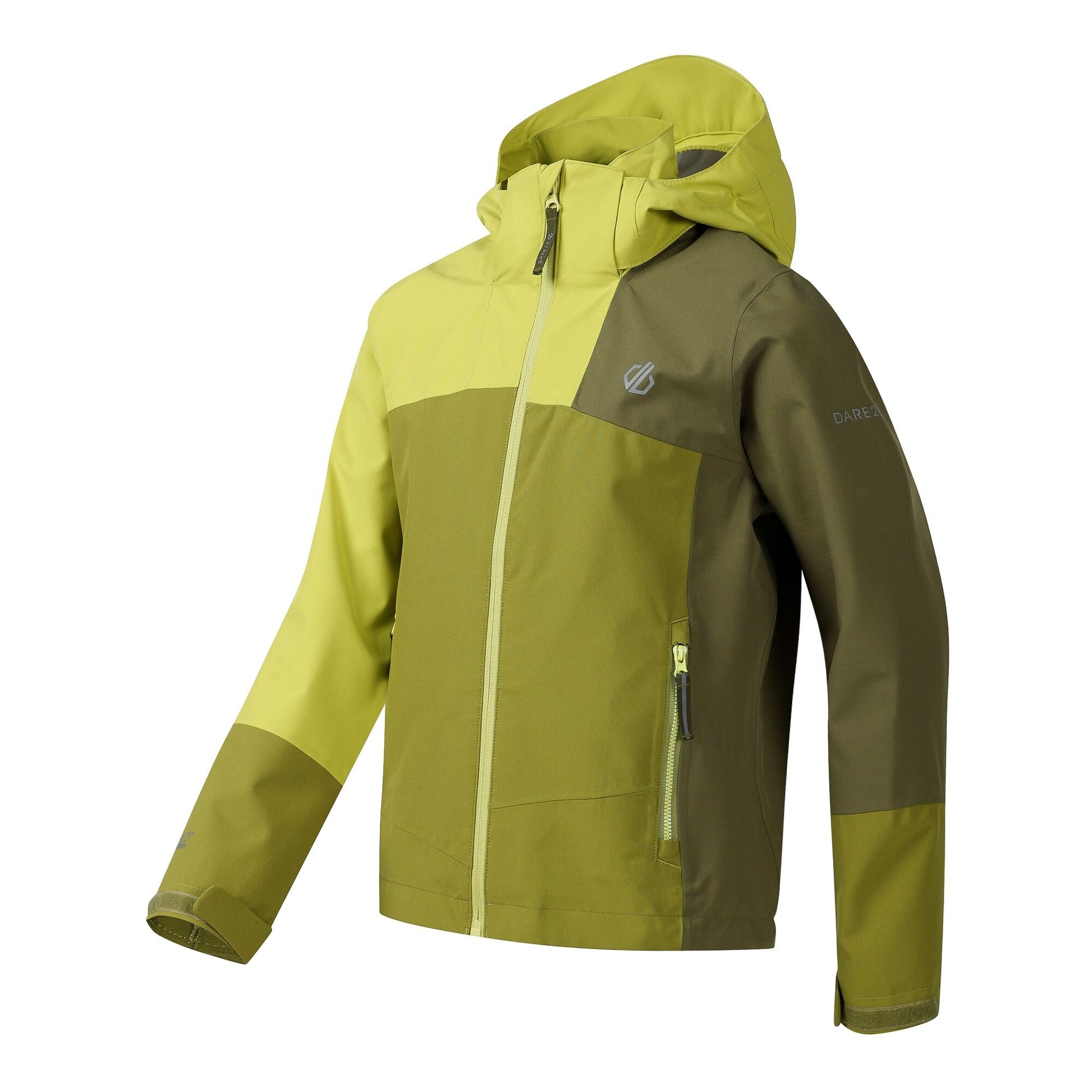 Golden Cypress - Side - Dare 2B Childrens-Kids Explore III Waterproof Jacket