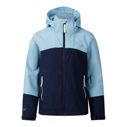Nordic Blue - Front - Dare 2B Childrens-Kids Explore III Waterproof Jacket