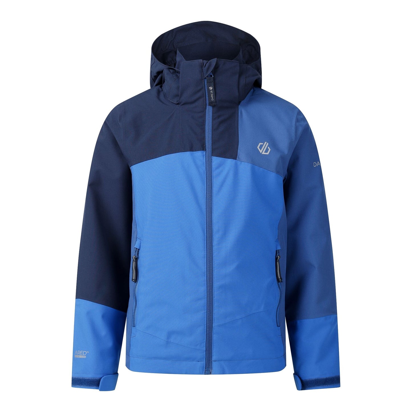 Oxford Blue - Front - Dare 2B Childrens-Kids Explore III Waterproof Jacket