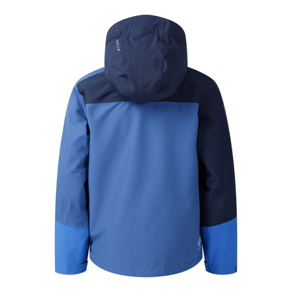 Oxford Blue - Back - Dare 2B Childrens-Kids Explore III Waterproof Jacket