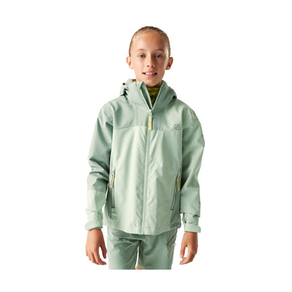 Celadon - Lifestyle - Dare 2B Childrens-Kids Explore III Waterproof Jacket