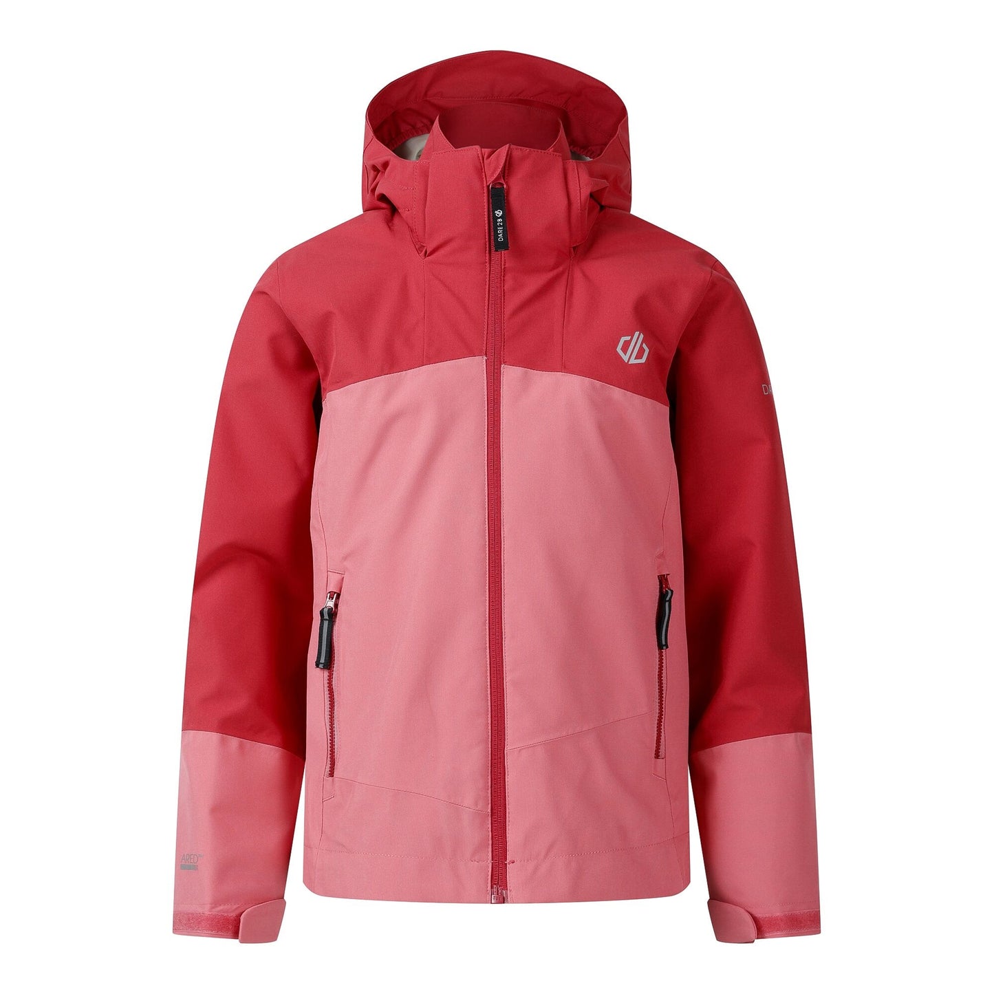 Deep Claret - Front - Dare 2B Childrens-Kids Explore III Waterproof Jacket