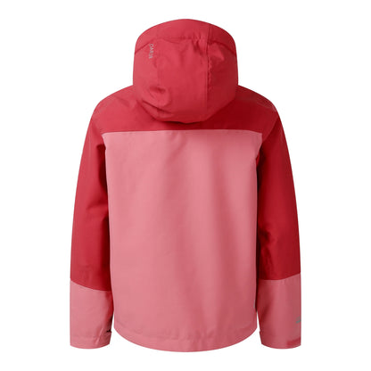 Deep Claret - Back - Dare 2B Childrens-Kids Explore III Waterproof Jacket