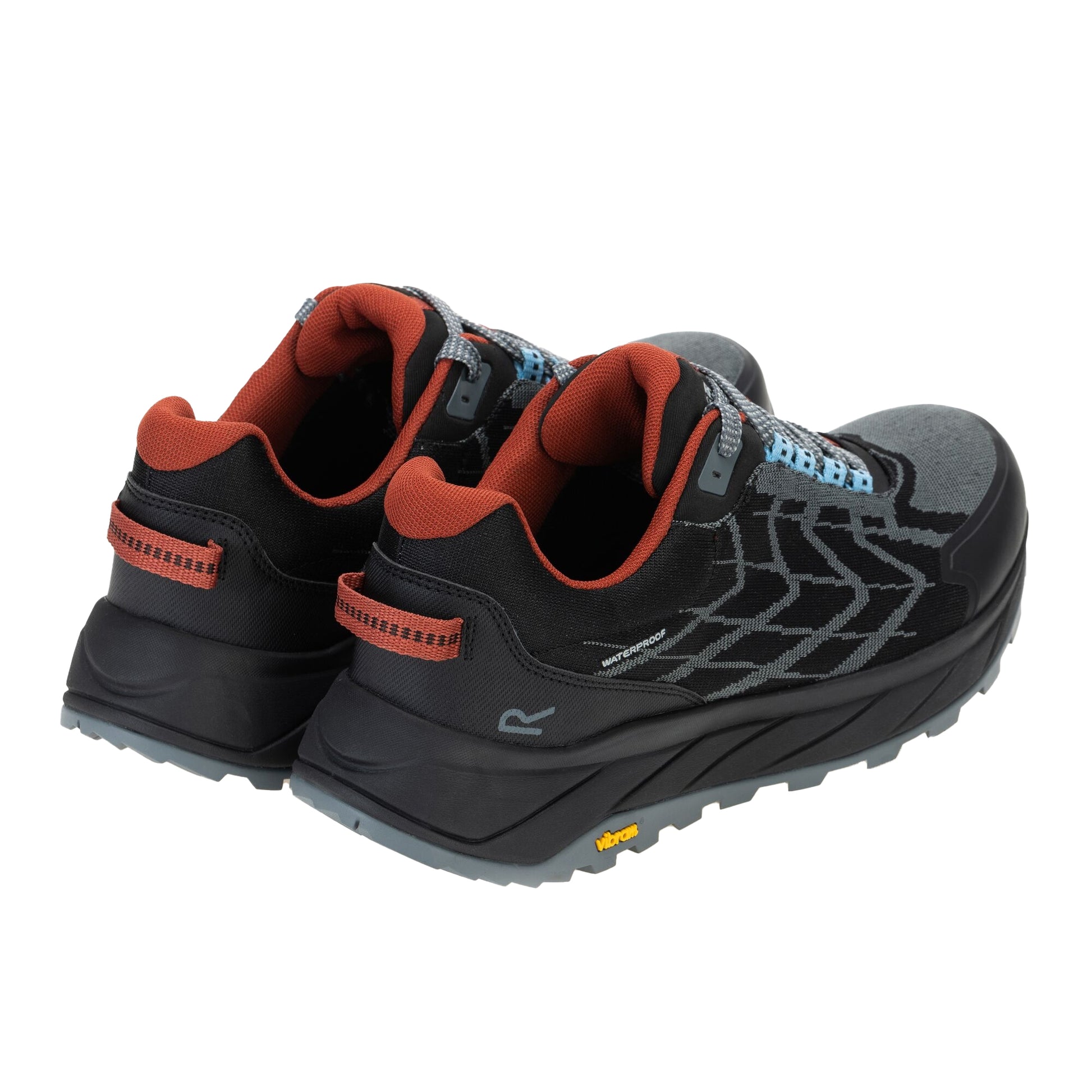 Dark Storm-Brick - Back - Regatta Mens Cruize Logo Shoes