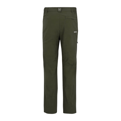 Dark Khaki - Back - Regatta Mens Highton II Logo Trousers