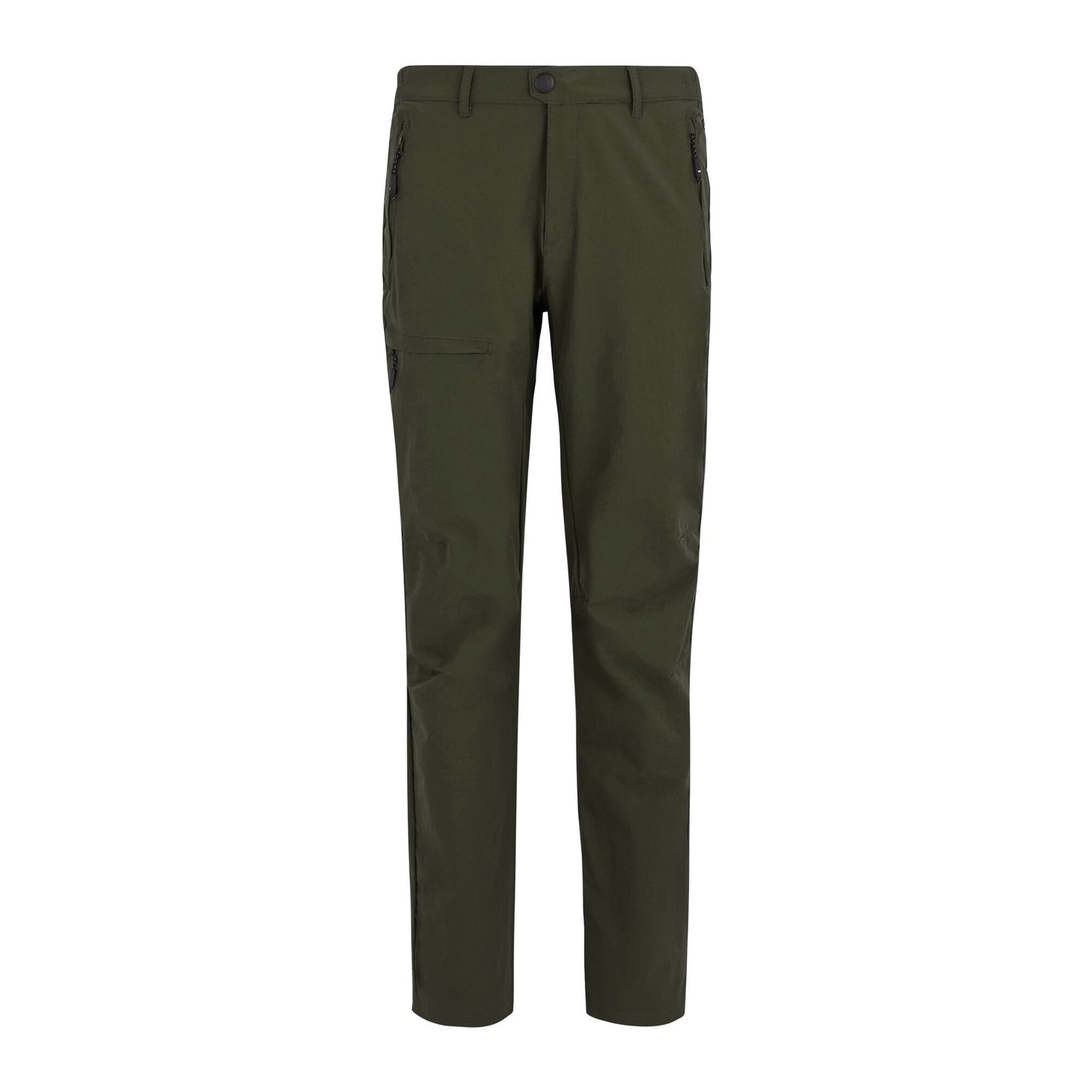 Dark Khaki - Front - Regatta Mens Highton II Logo Trousers