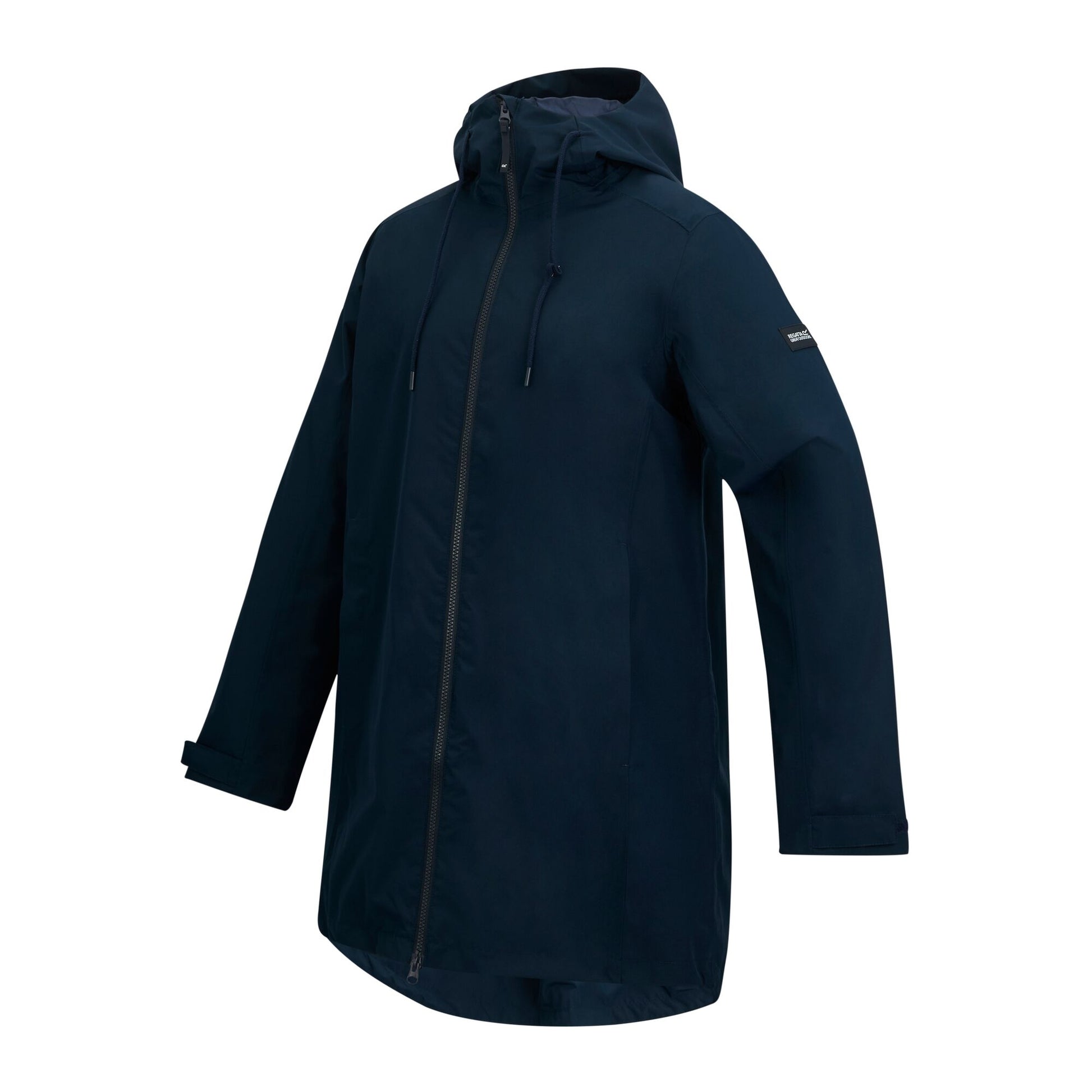 Navy Blue - Side - Regatta Womens-Ladies Brianka Waterproof Jacket