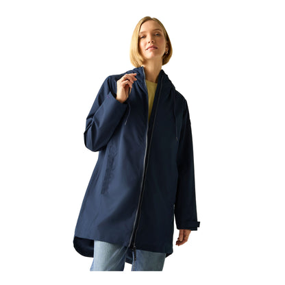 Navy Blue - Lifestyle - Regatta Womens-Ladies Brianka Waterproof Jacket