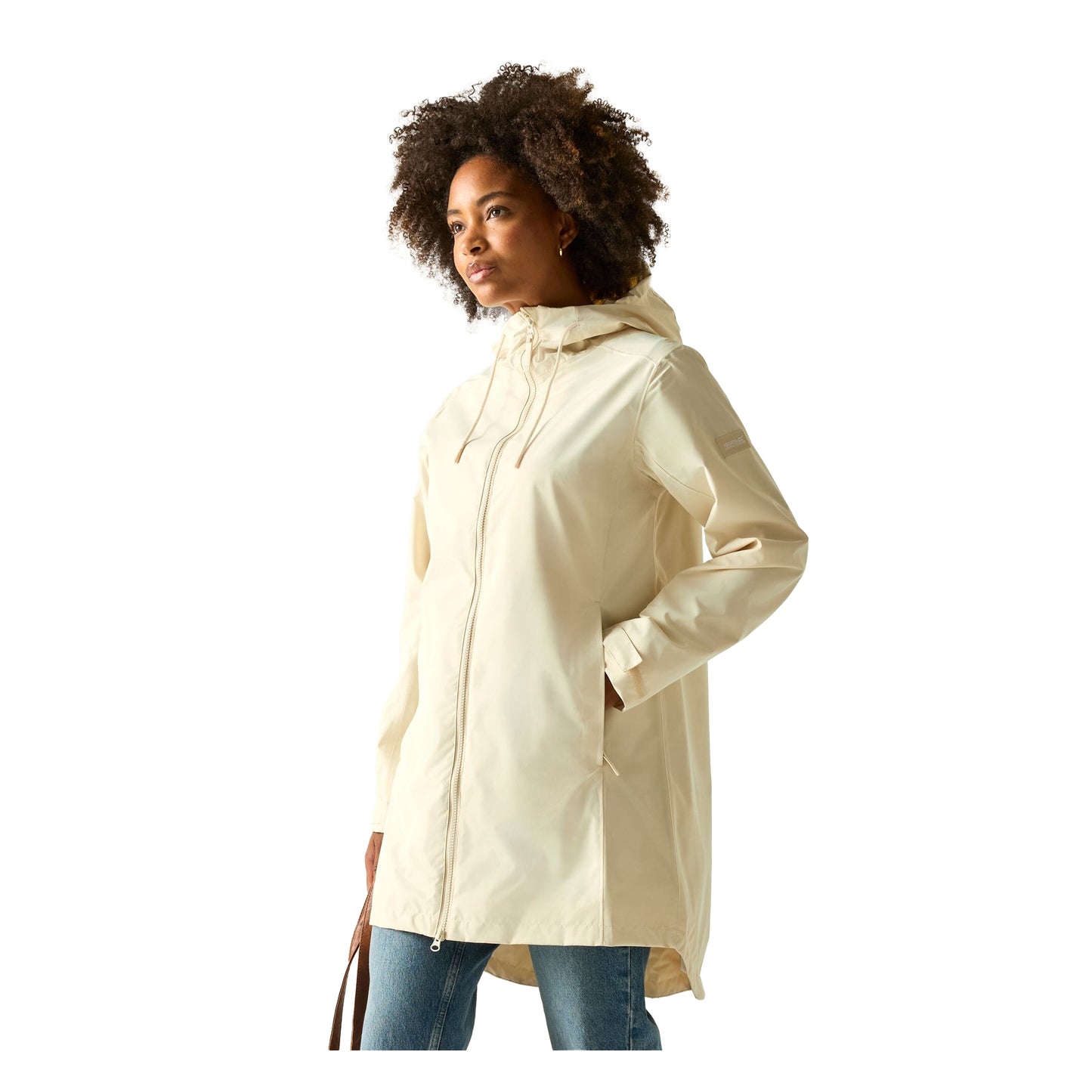 Light Vanilla - Lifestyle - Regatta Womens-Ladies Brianka Waterproof Jacket