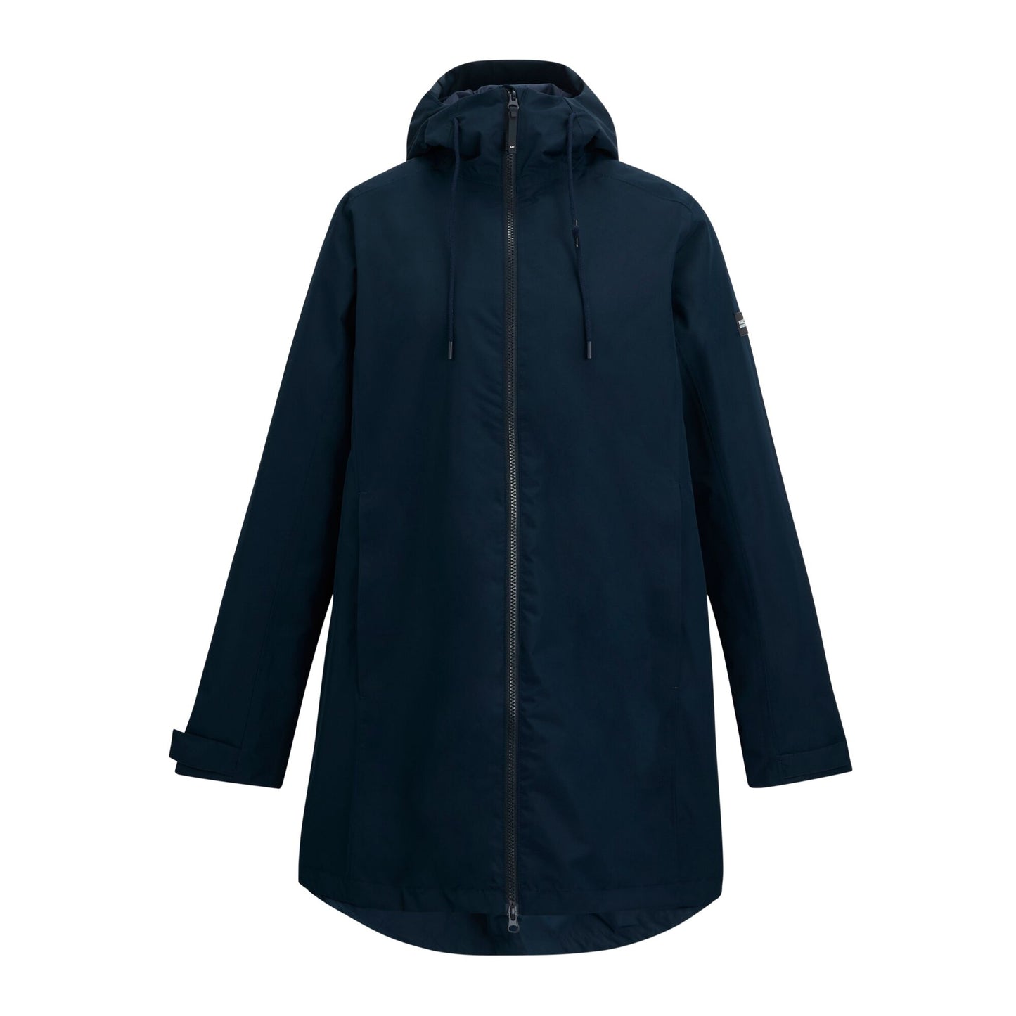 Navy Blue - Front - Regatta Womens-Ladies Brianka Waterproof Jacket