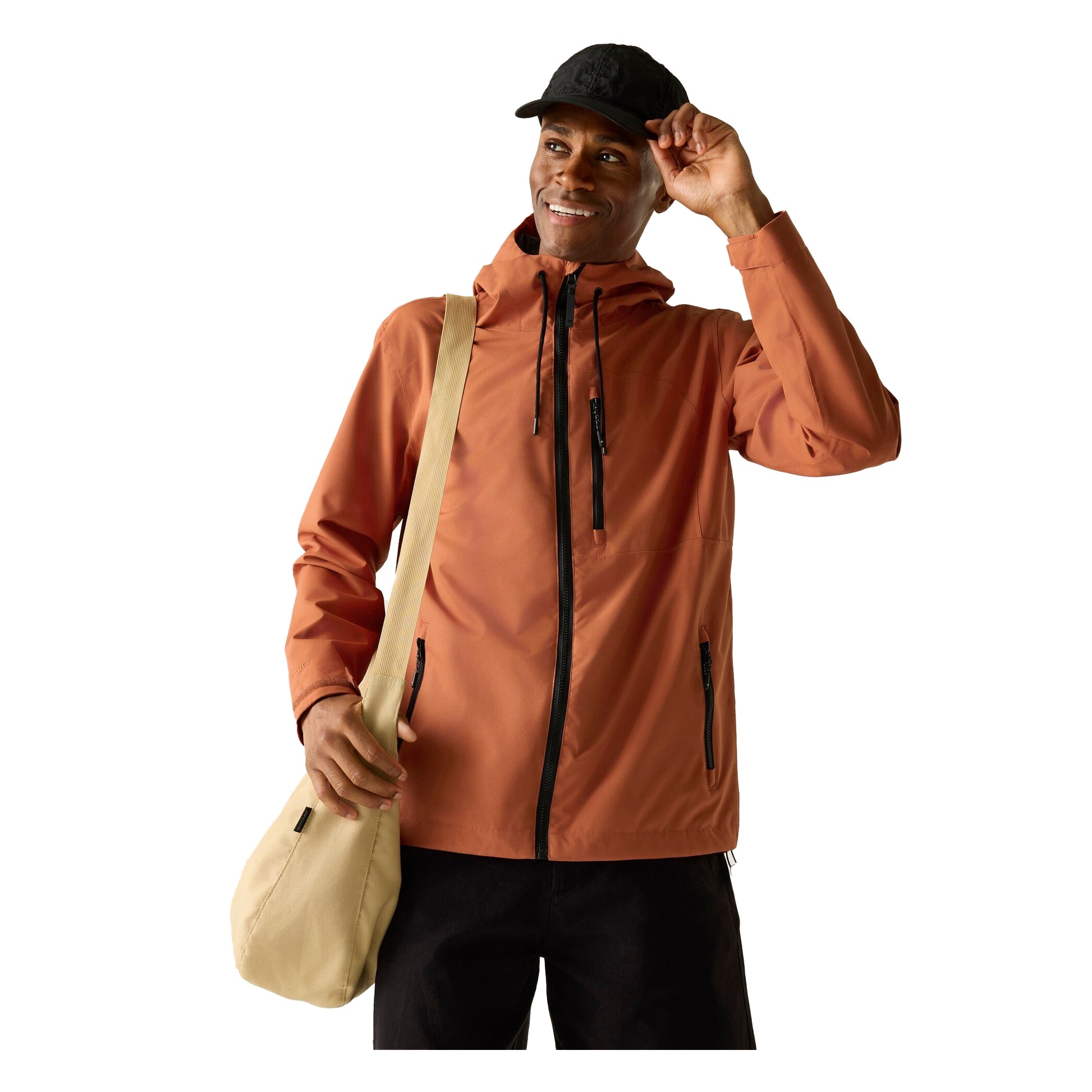Brick Red - Pack Shot - Regatta Mens Frankie Waterproof Jacket