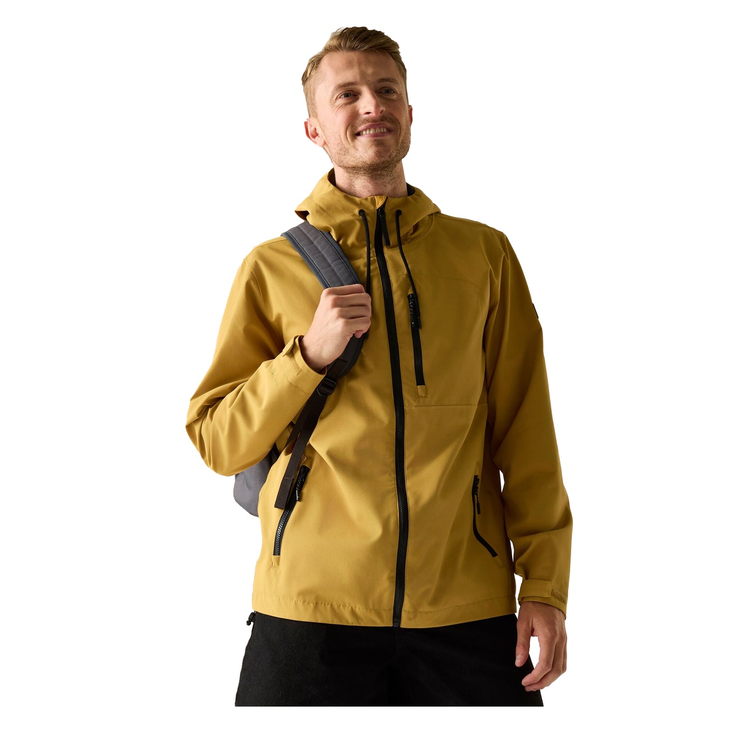 Wood Brown - Pack Shot - Regatta Mens Frankie Waterproof Jacket