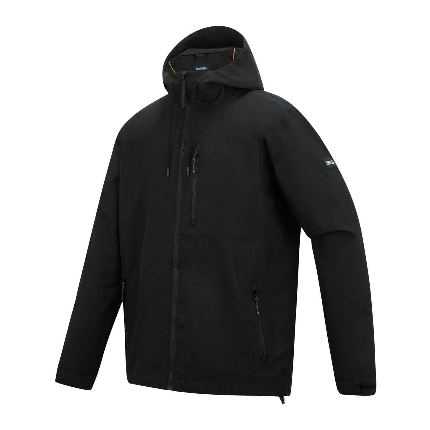 Black - Side - Regatta Mens Frankie Waterproof Jacket