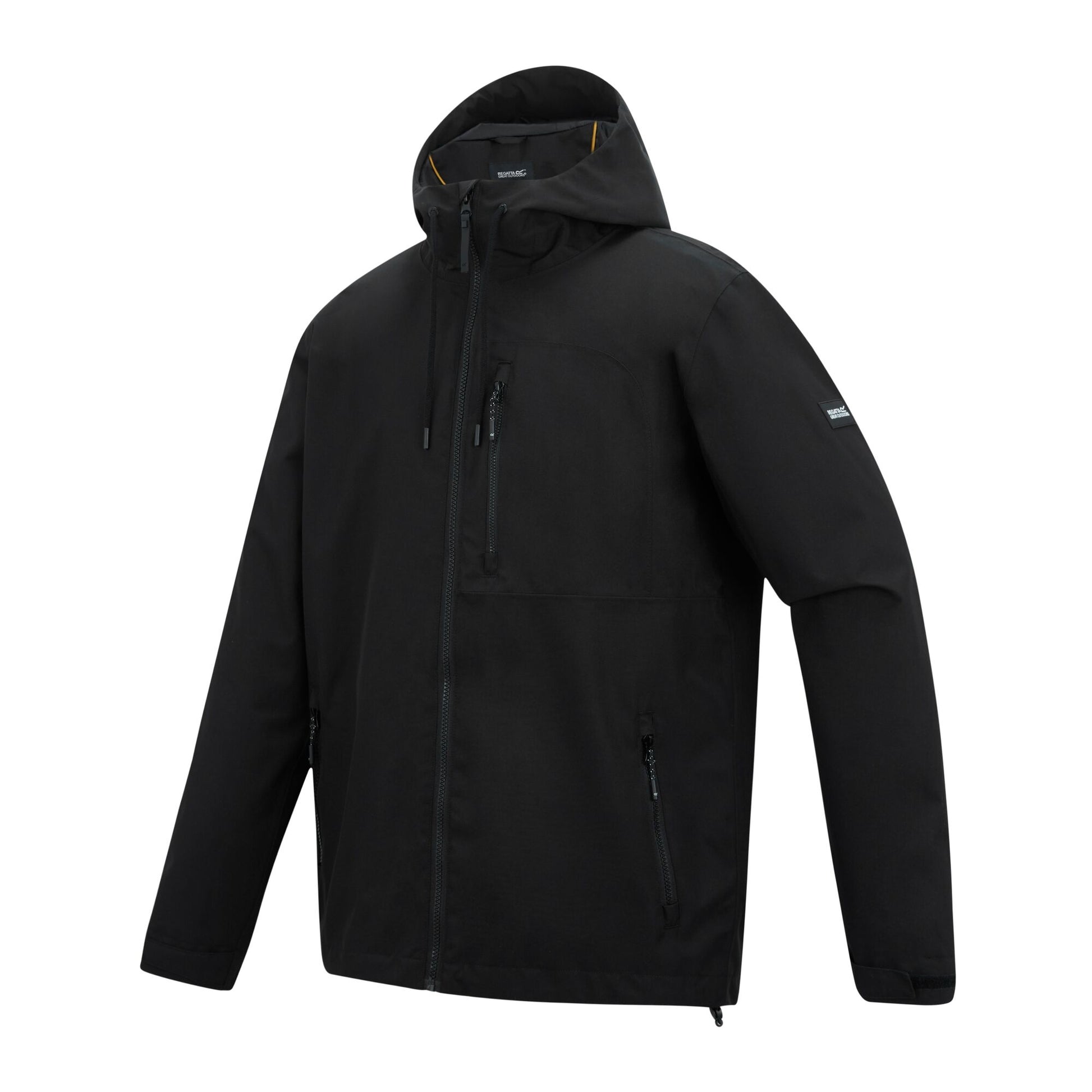 Black - Side - Regatta Mens Frankie Waterproof Jacket