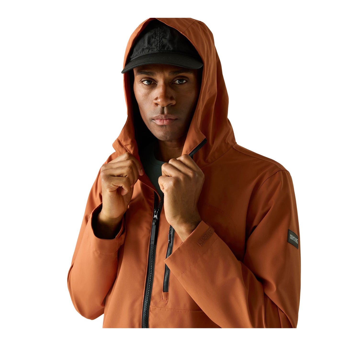 Brick Red - Lifestyle - Regatta Mens Frankie Waterproof Jacket