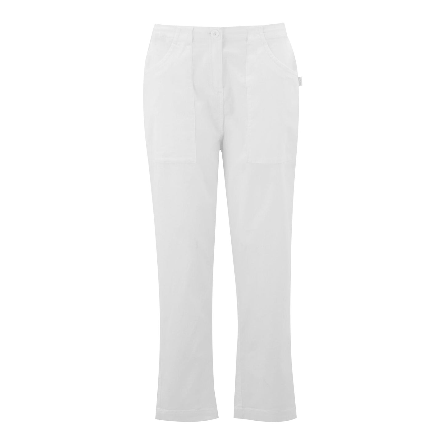 White - Front - Regatta Womens-Ladies Shorebella Capri Trousers