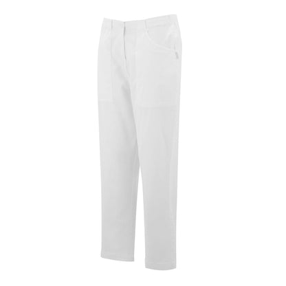 White - Side - Regatta Womens-Ladies Shorebella Capri Trousers