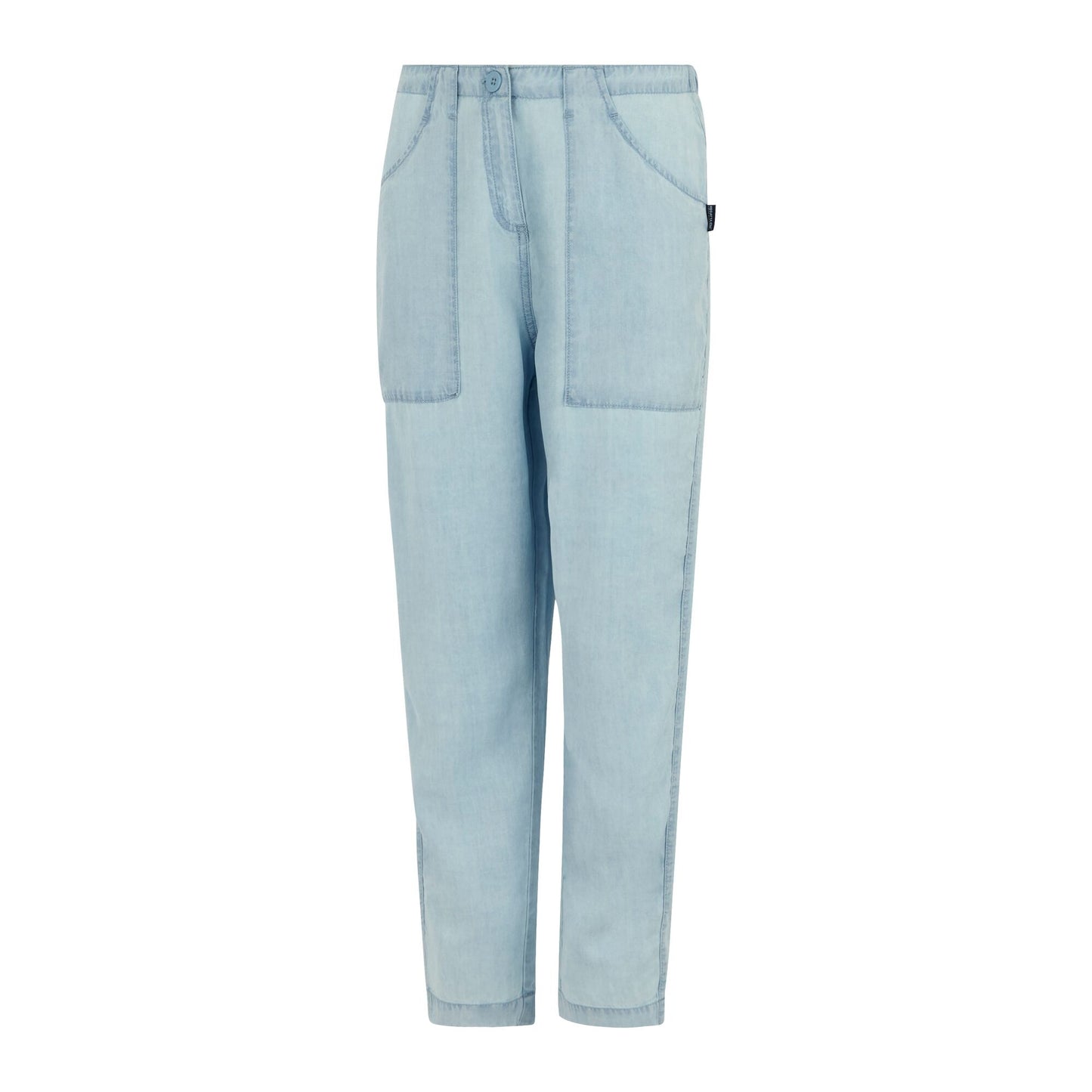 Chambray - Side - Regatta Womens-Ladies Shorebella Capri Trousers