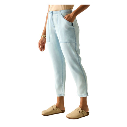 Chambray - Pack Shot - Regatta Womens-Ladies Shorebella Capri Trousers