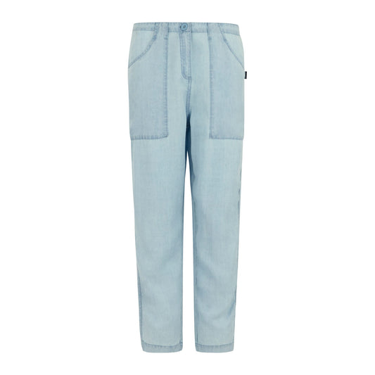 Chambray - Front - Regatta Womens-Ladies Shorebella Capri Trousers