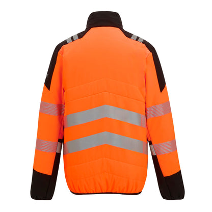 Black-Orange - Back - Regatta Mens X-Pro Hi-Vis Hybrid Jacket