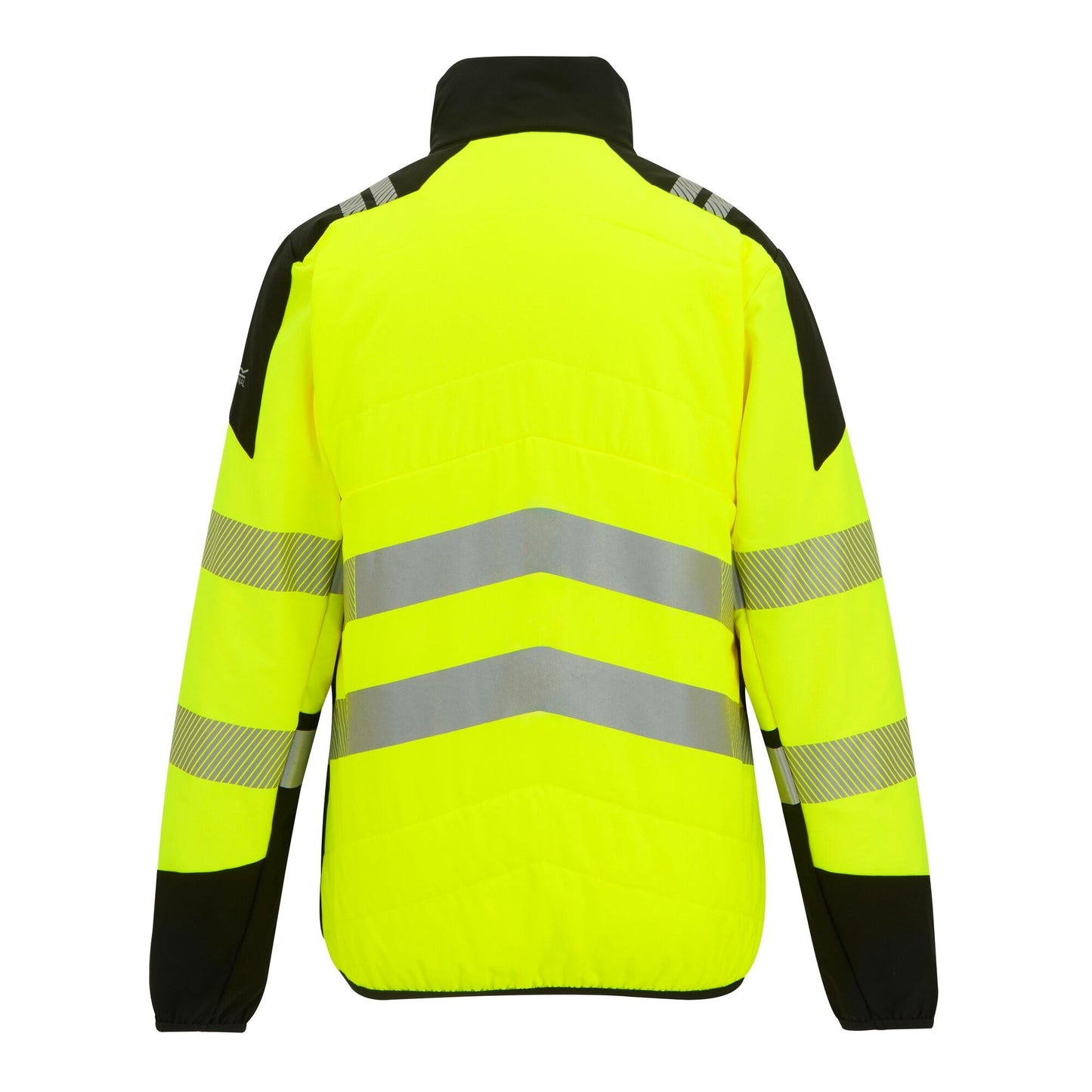 Black-Yellow - Back - Regatta Mens X-Pro Hi-Vis Hybrid Jacket
