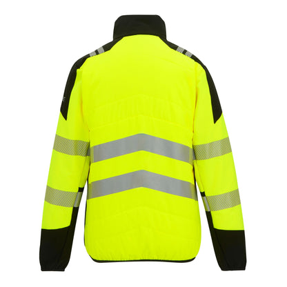 Black-Yellow - Back - Regatta Mens X-Pro Hi-Vis Hybrid Jacket