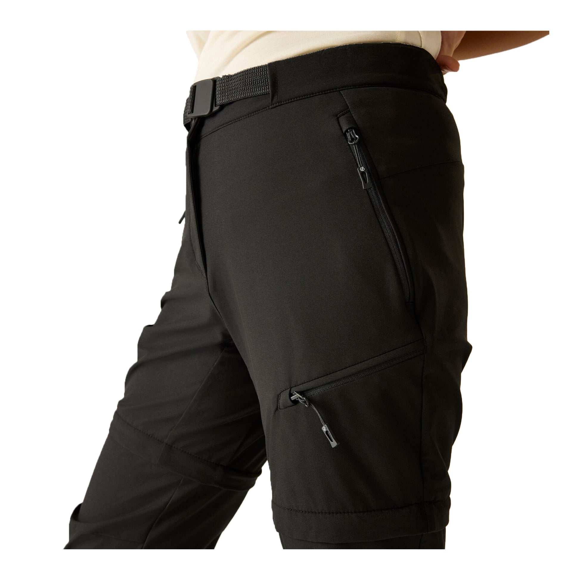 Black - Lifestyle - Dare 2B Womens-Ladies Melodic Pro Zip-Off Trousers