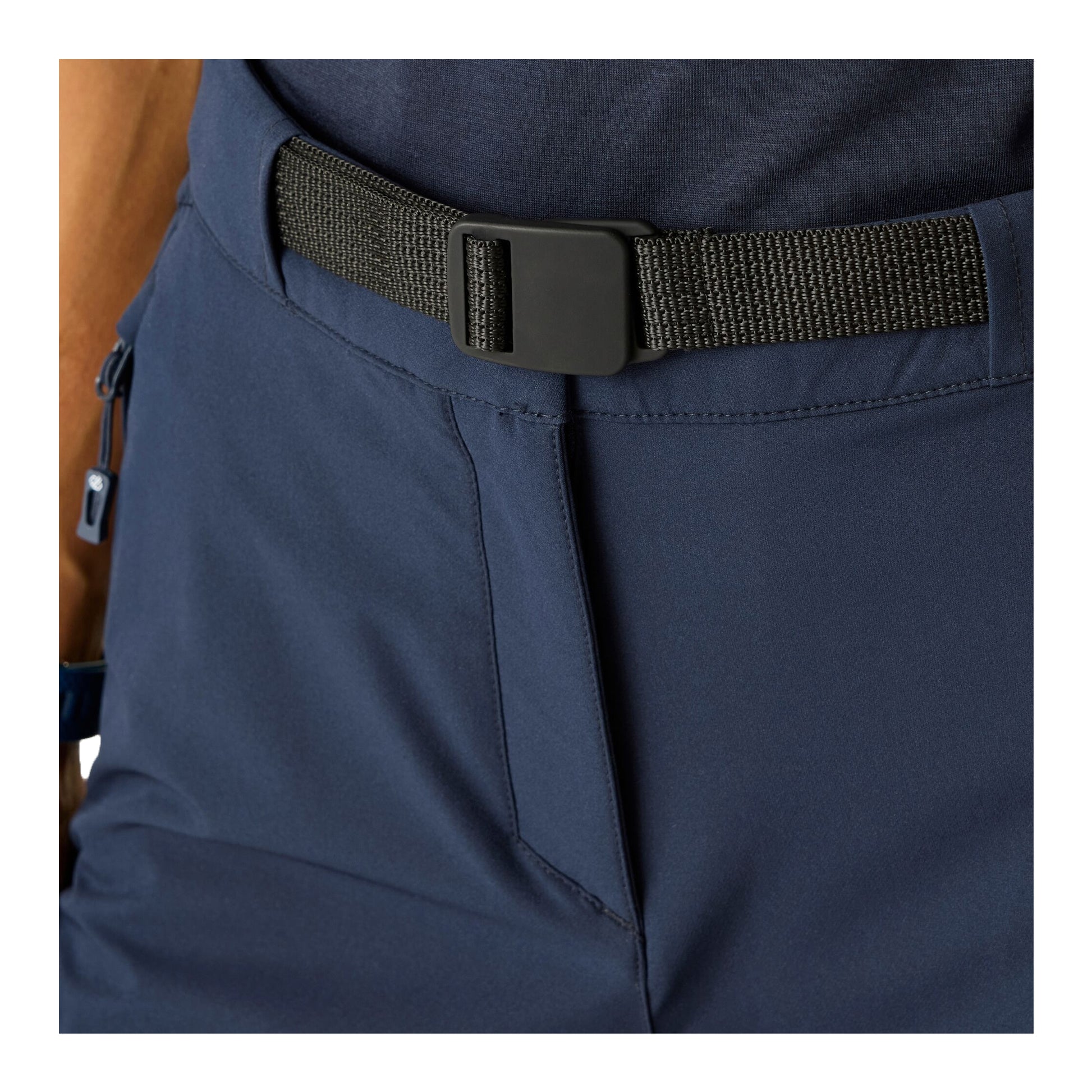 Navy - Side - Dare 2B Womens-Ladies Melodic Pro Zip-Off Trousers