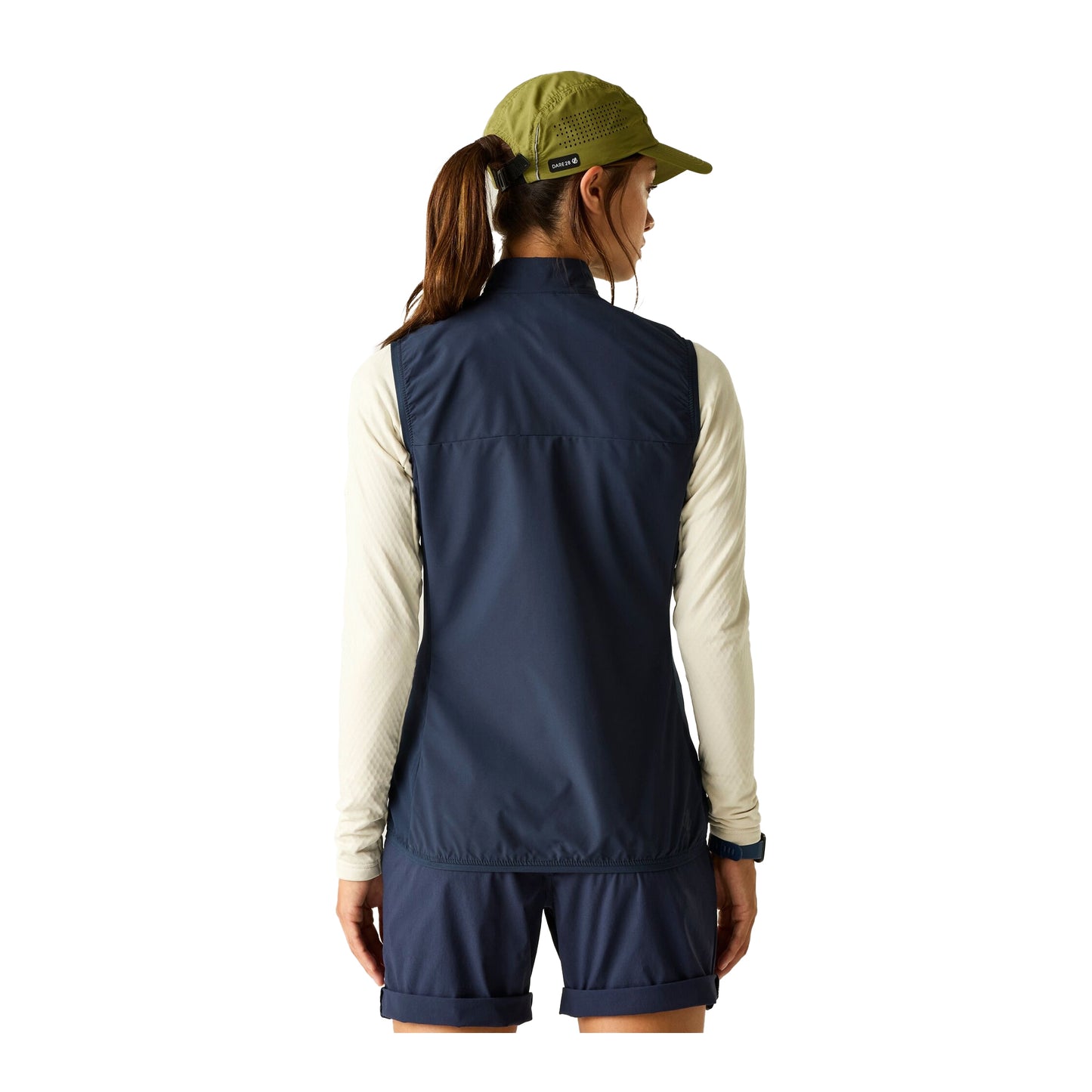 Navy - Close up - Dare 2B Womens-Ladies Nomadic Lightweight Body Warmer