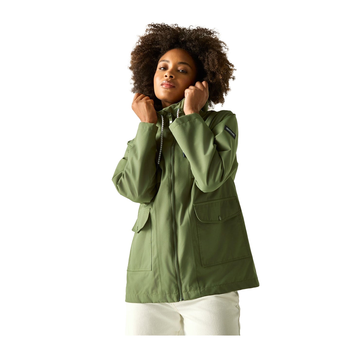 Four Leaf Clover - Lifestyle - Regatta Womens-Ladies Orlea Floral Waterproof Jacket