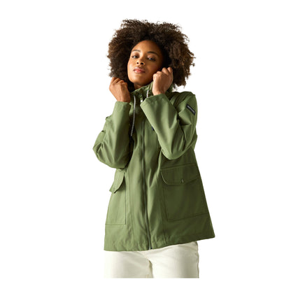 Four Leaf Clover - Lifestyle - Regatta Womens-Ladies Orlea Floral Waterproof Jacket