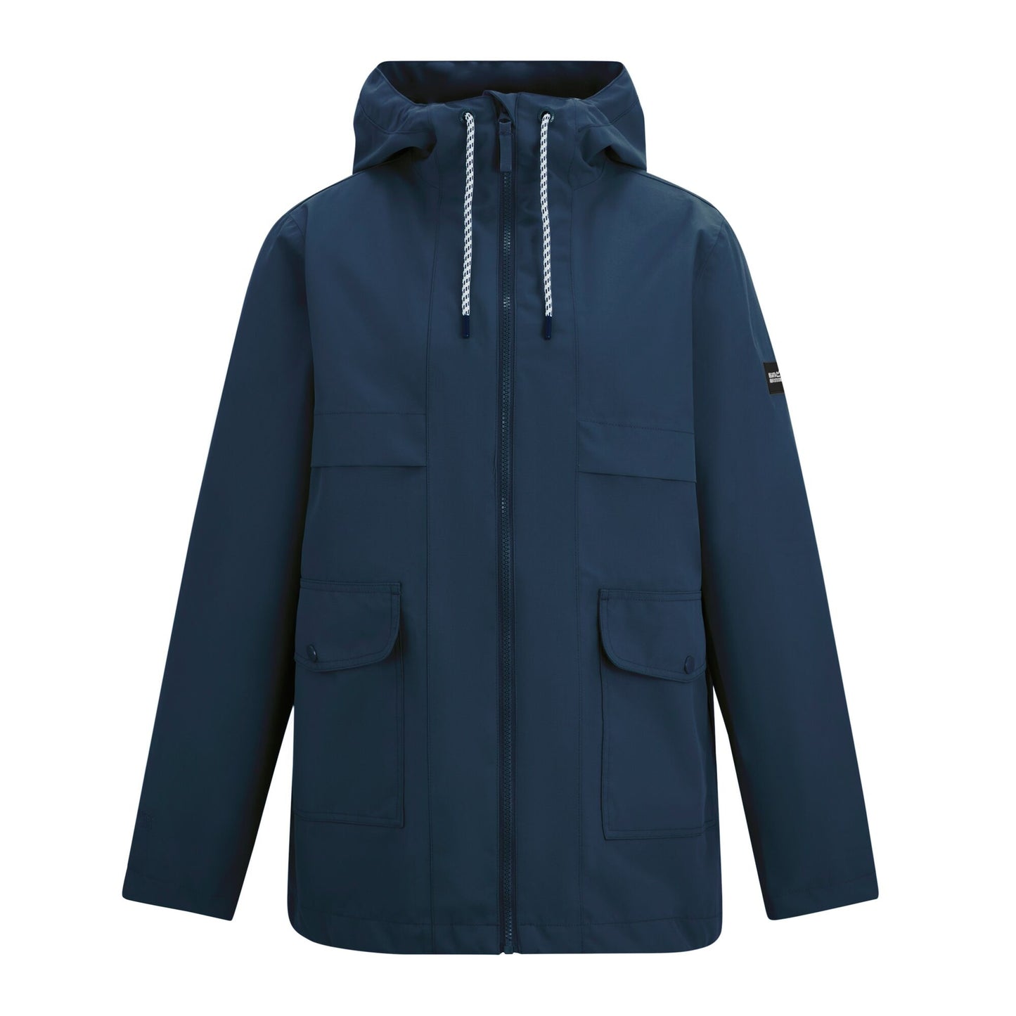Navy - Front - Regatta Womens-Ladies Orlea Floral Waterproof Jacket
