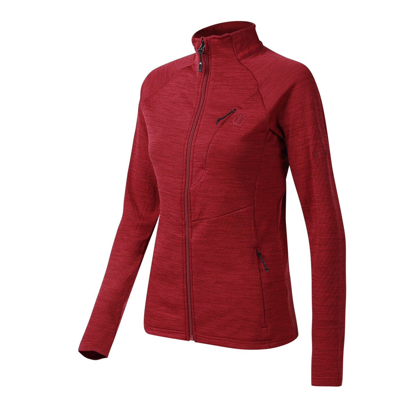 Tibetan Red - Side - Dare 2B Womens-Ladies Emerging III Stretch Jacket