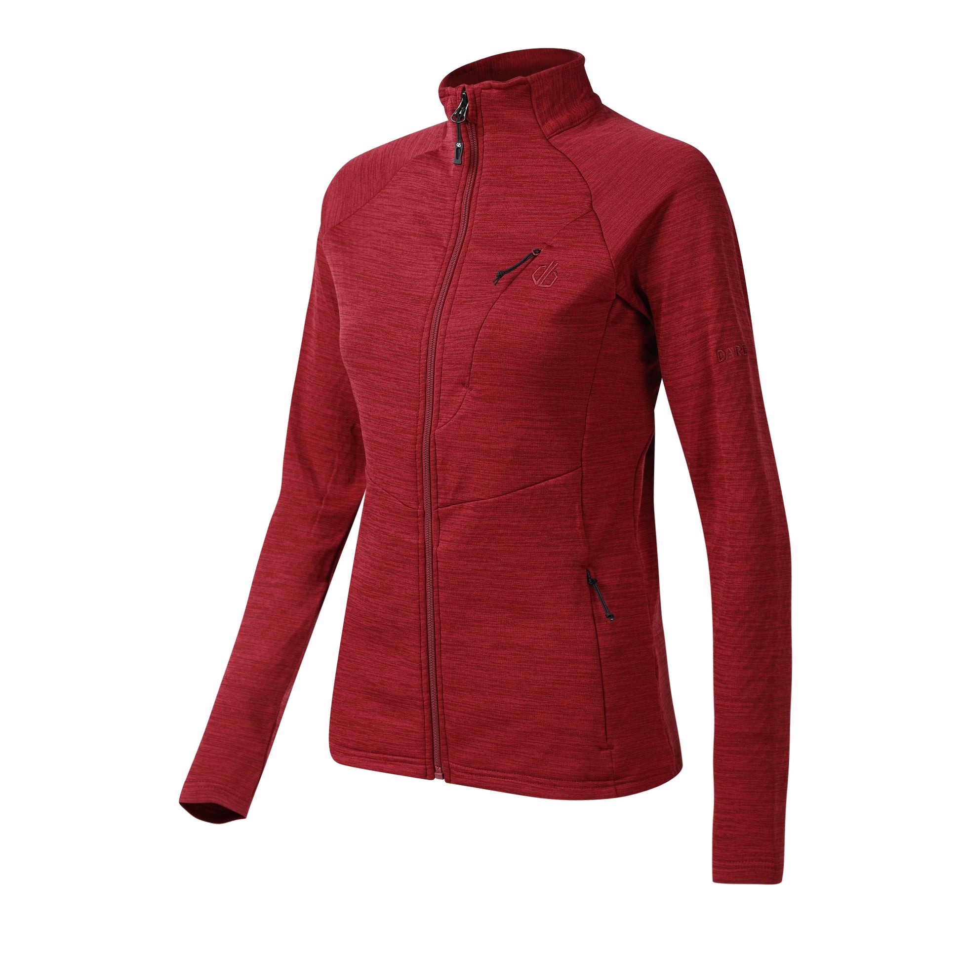 Tibetan Red - Side - Dare 2B Womens-Ladies Emerging III Stretch Jacket