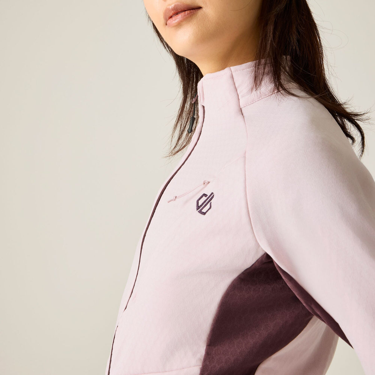 Pink Haze - Close up - Dare 2B Womens-Ladies Emerging III Stretch Jacket