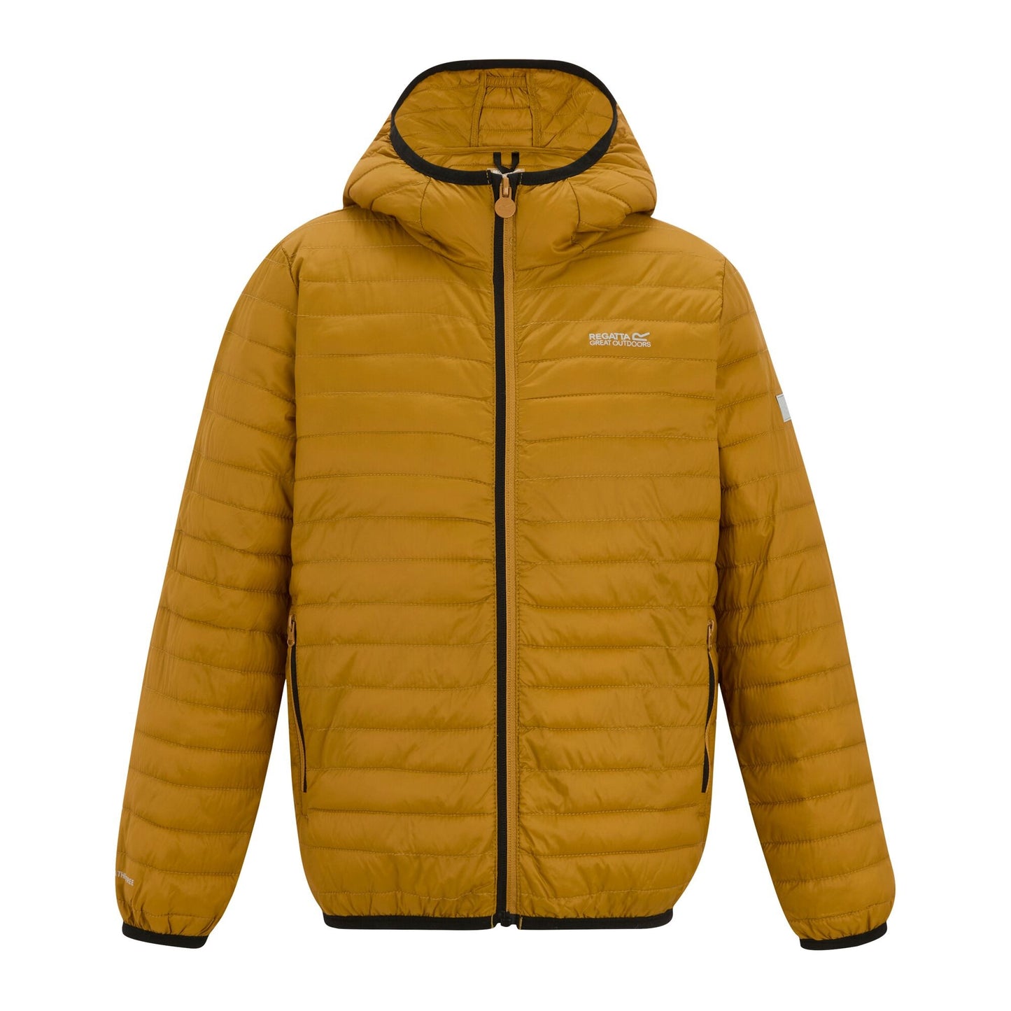 Wood Brown - Front - Regatta Childrens-Kids Hillpack Hooded Jacket
