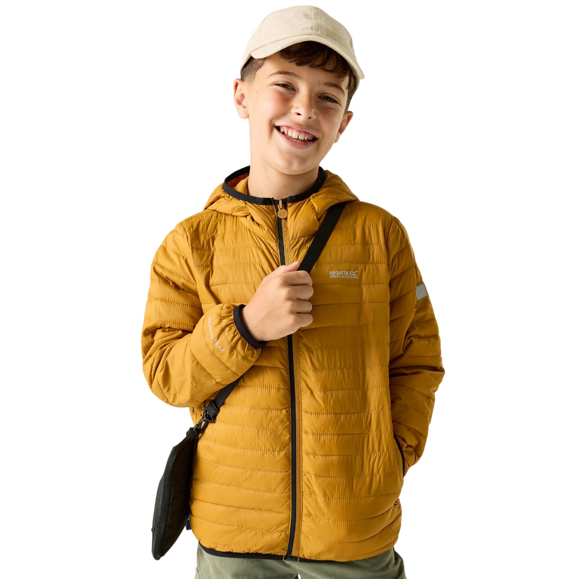 Wood Brown - Lifestyle - Regatta Childrens-Kids Hillpack Hooded Jacket