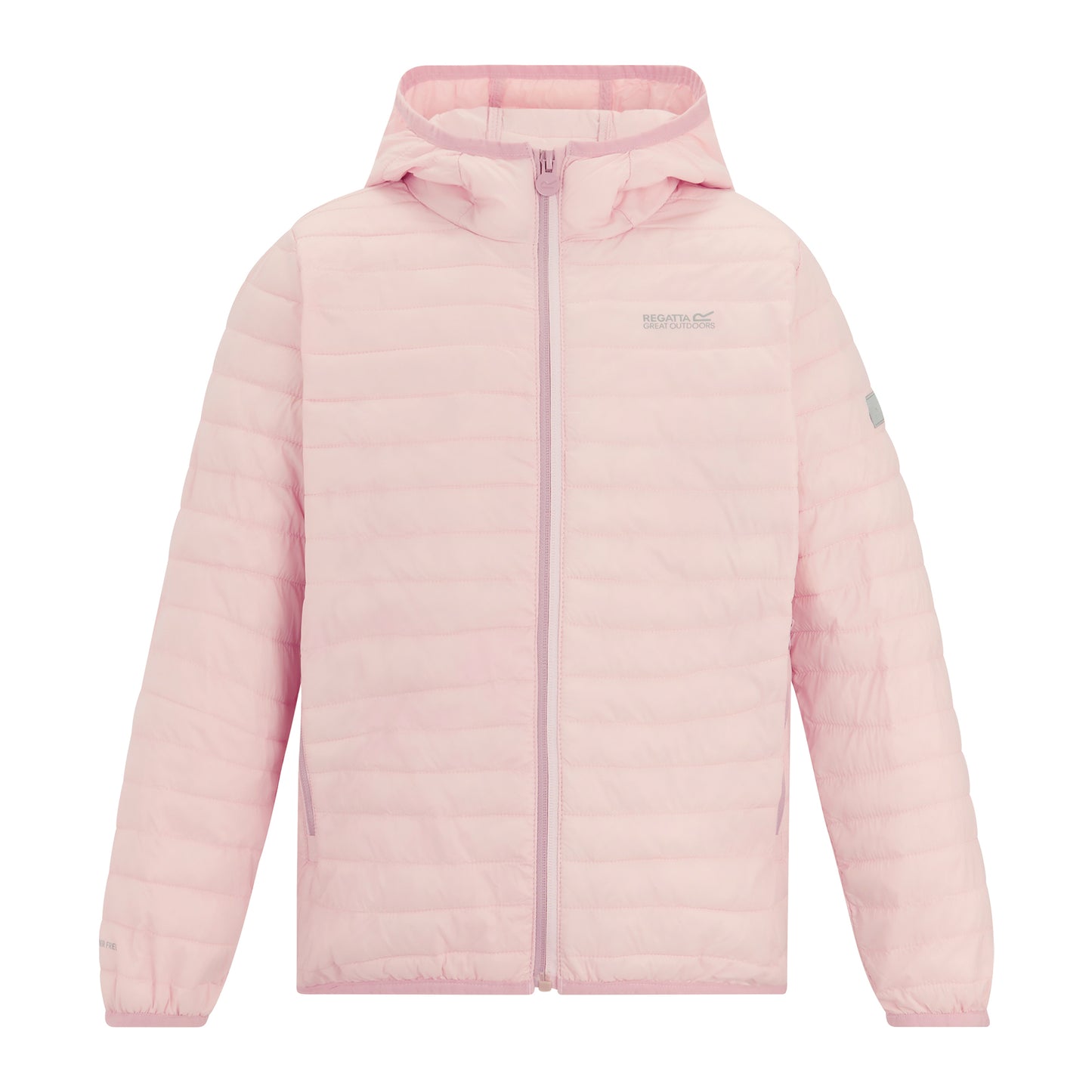 Pink Haze - Front - Regatta Childrens-Kids Hillpack Hooded Jacket