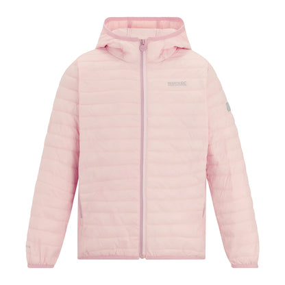 Pink Haze - Front - Regatta Childrens-Kids Hillpack Hooded Jacket