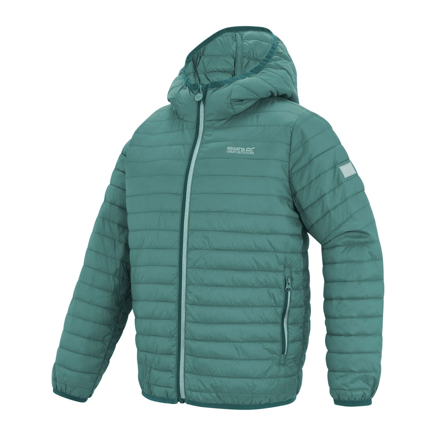 Ivy Moss - Side - Regatta Childrens-Kids Hillpack Hooded Jacket
