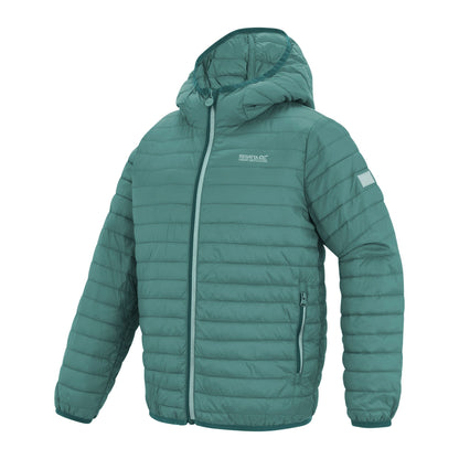 Ivy Moss - Side - Regatta Childrens-Kids Hillpack Hooded Jacket