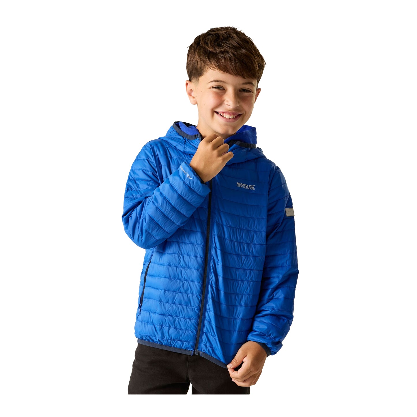 Olympian Blue - Lifestyle - Regatta Childrens-Kids Hillpack Hooded Jacket