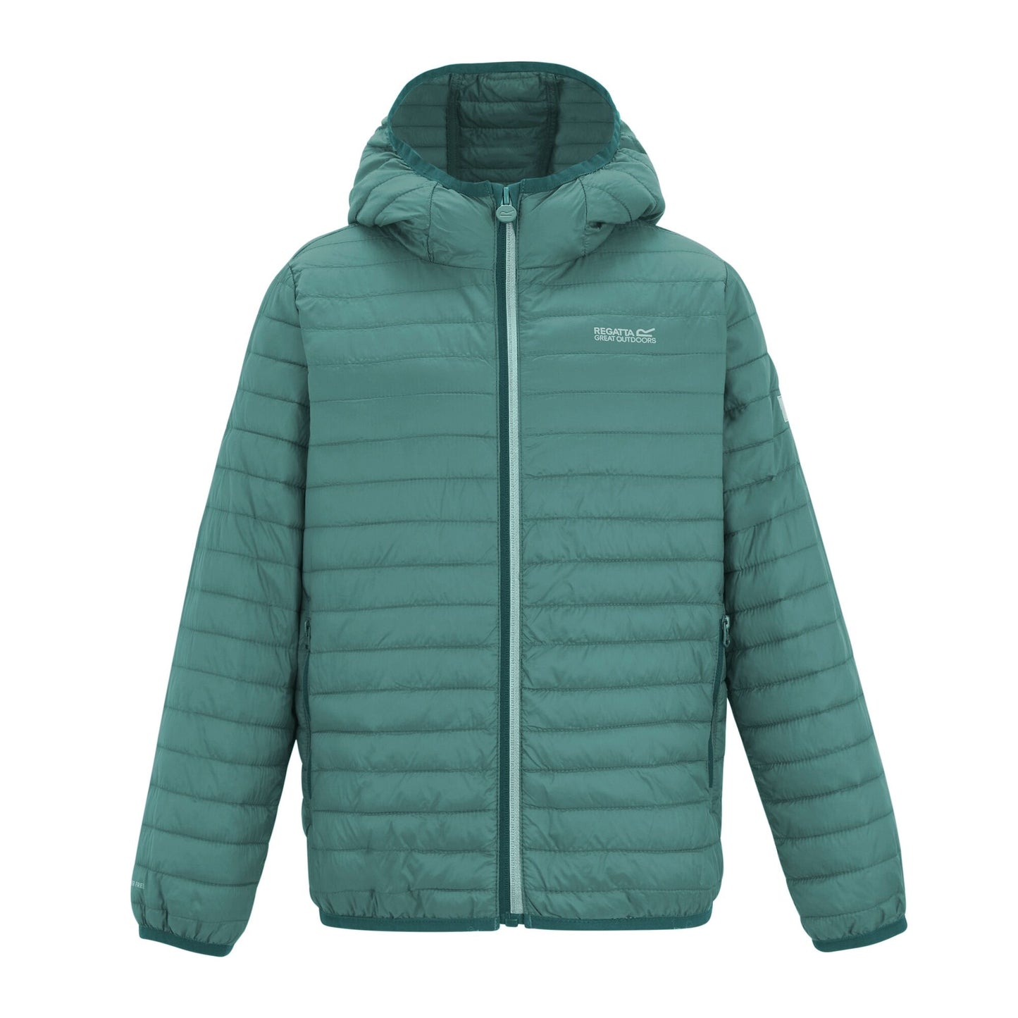 Ivy Moss - Front - Regatta Childrens-Kids Hillpack Hooded Jacket