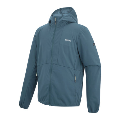 China Blue - Side - Regatta Mens Tredmoor Soft Shell Jacket