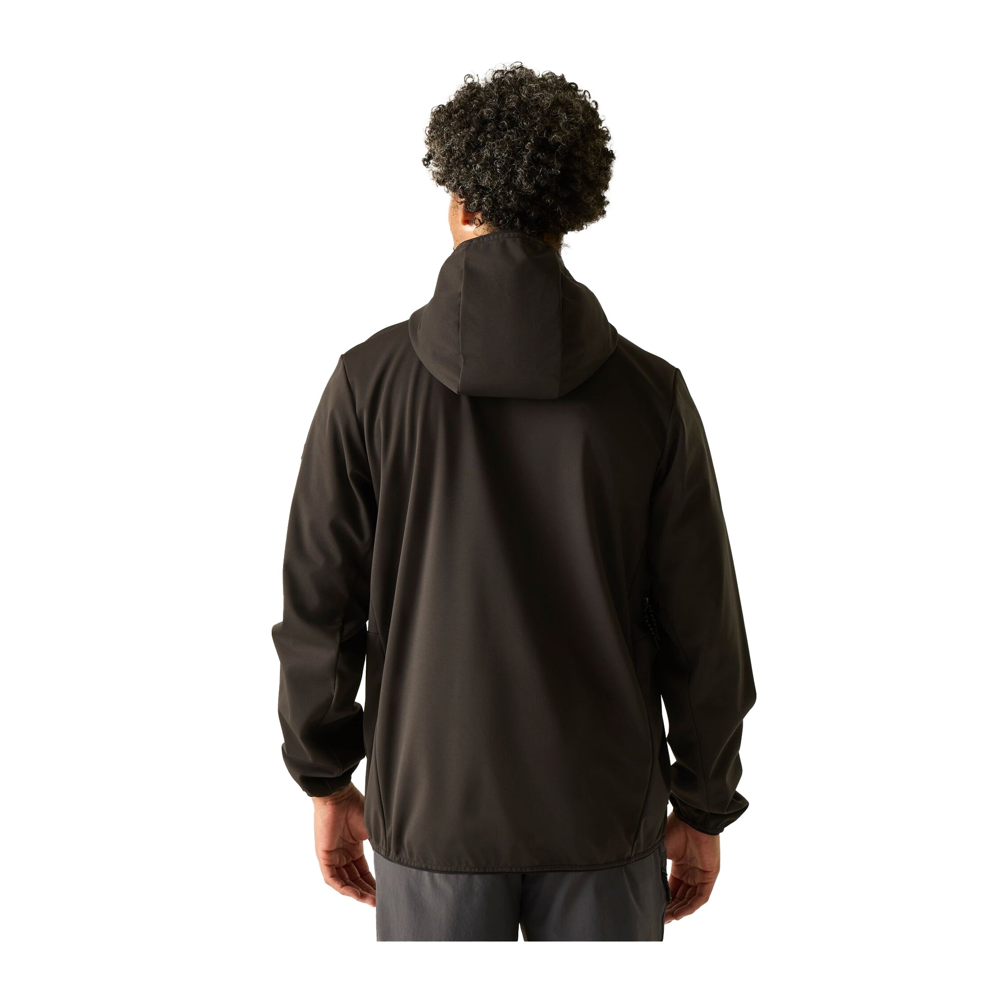 Black - Back - Regatta Mens Tredmoor Soft Shell Jacket