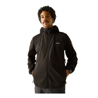 Black - Lifestyle - Regatta Mens Tredmoor Soft Shell Jacket