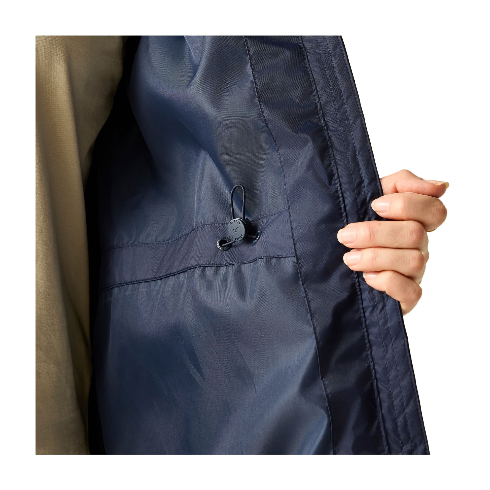Navy - Lifestyle - Regatta Womens-Ladies Brindel Pack-It Jacket