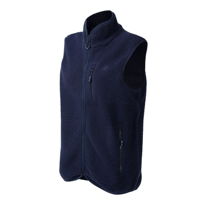 Navy - Side - Dare 2B Womens-Ladies Excursion Fleece Body Warmer