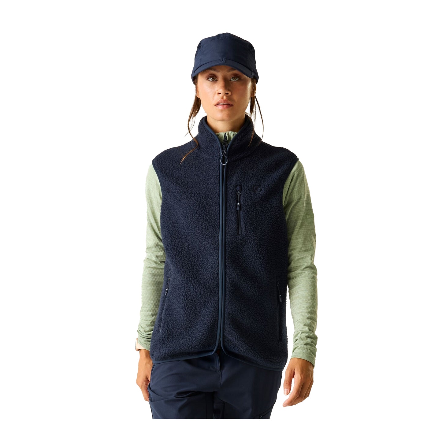 Navy - Lifestyle - Dare 2B Womens-Ladies Excursion Fleece Body Warmer